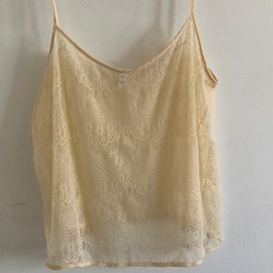 American apparel lace top